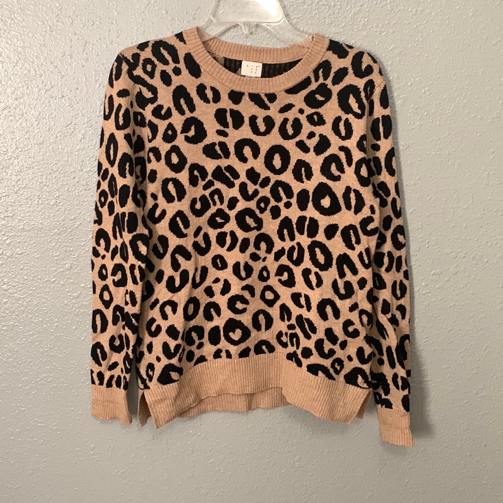 COPY - Cheetah print sweater
